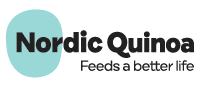Nordic Quinoa logo single line payoff